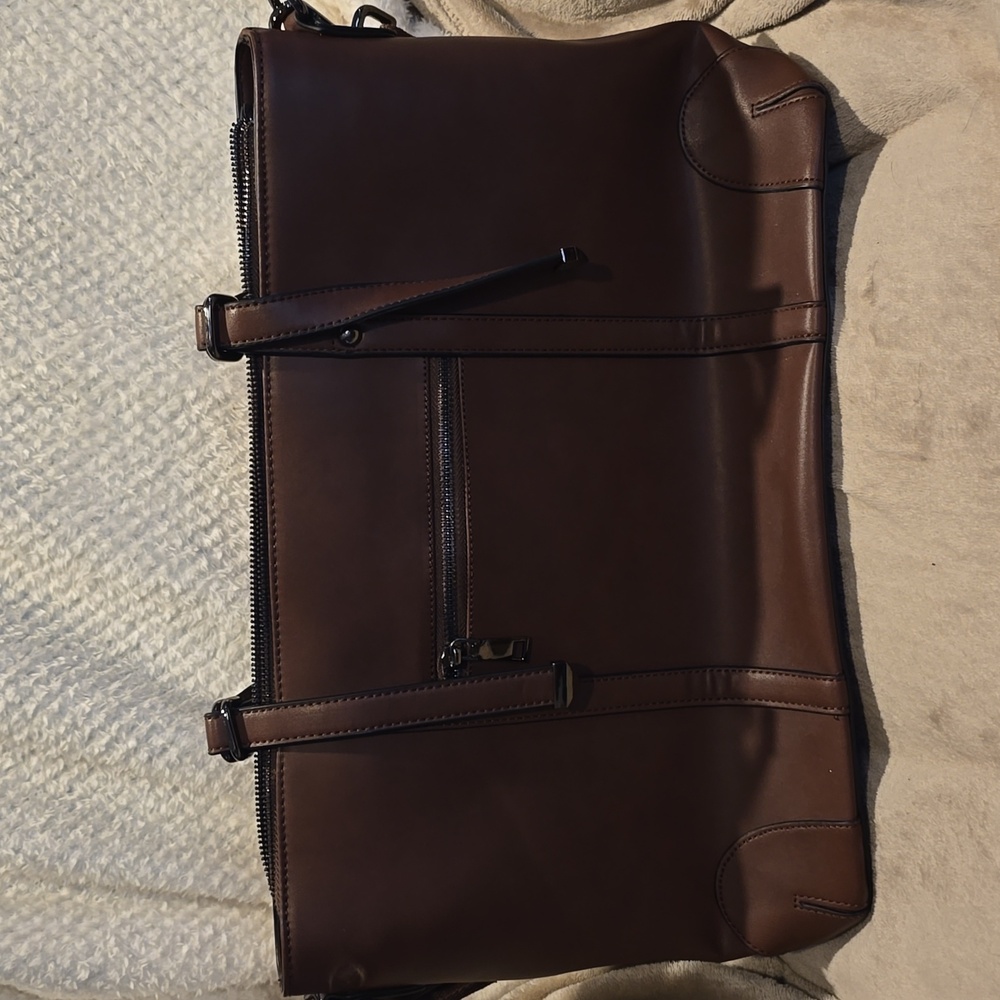 ZMSNow Brown Laptop Bag - Picture 2 of 4